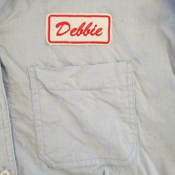 Forever 21 Collared Button Down (cropped) - Picture 3 of 8